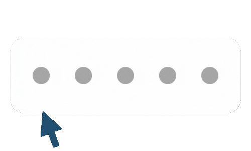 Gif of a mouse clicking the gray dots